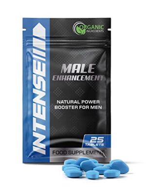 Intense Blue 25 Tablets – Herbal Supplement for Men – Strong Effect – Performance & Enhancement Tablets for Men – Natural Ingredients-Male Energy & Stamina Endurance Booster cheap